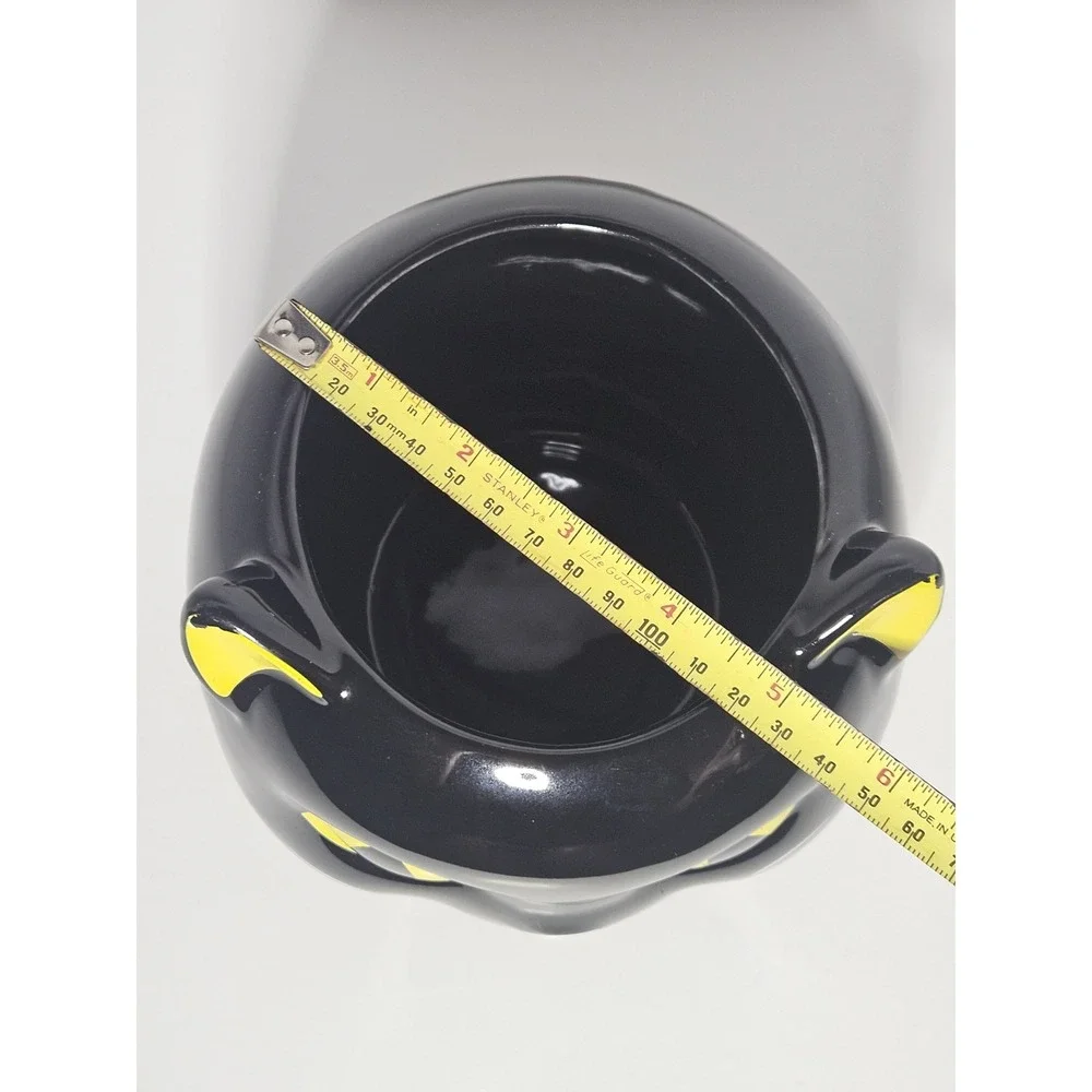 Kookie Kitty Black Cat Candy Bowl Candle Holder Yankee Candle Halloween Friends